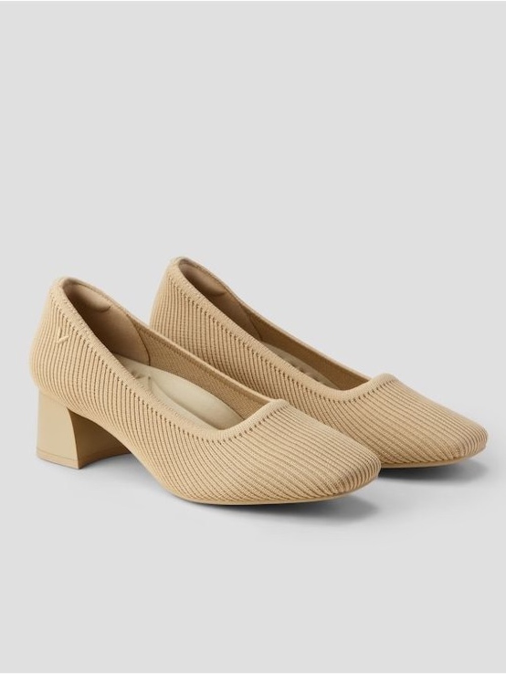 Vivaia Melody Pro Square Toe Heels in Nude Peach Size US 7.5/8 or EU 38.5